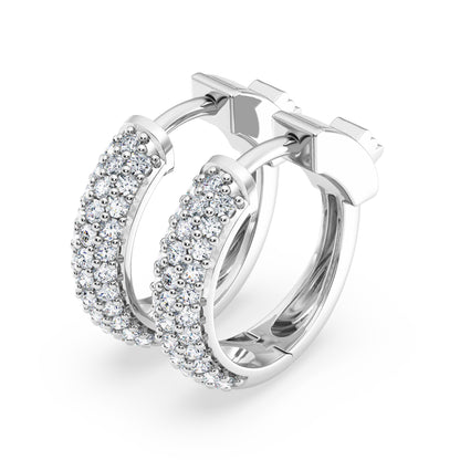 1.00ct Lab Grown Diamond Hoop Earring