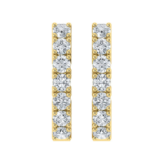 0.50ct Lab Grown Diamond Forever Yours Hoop Earrings