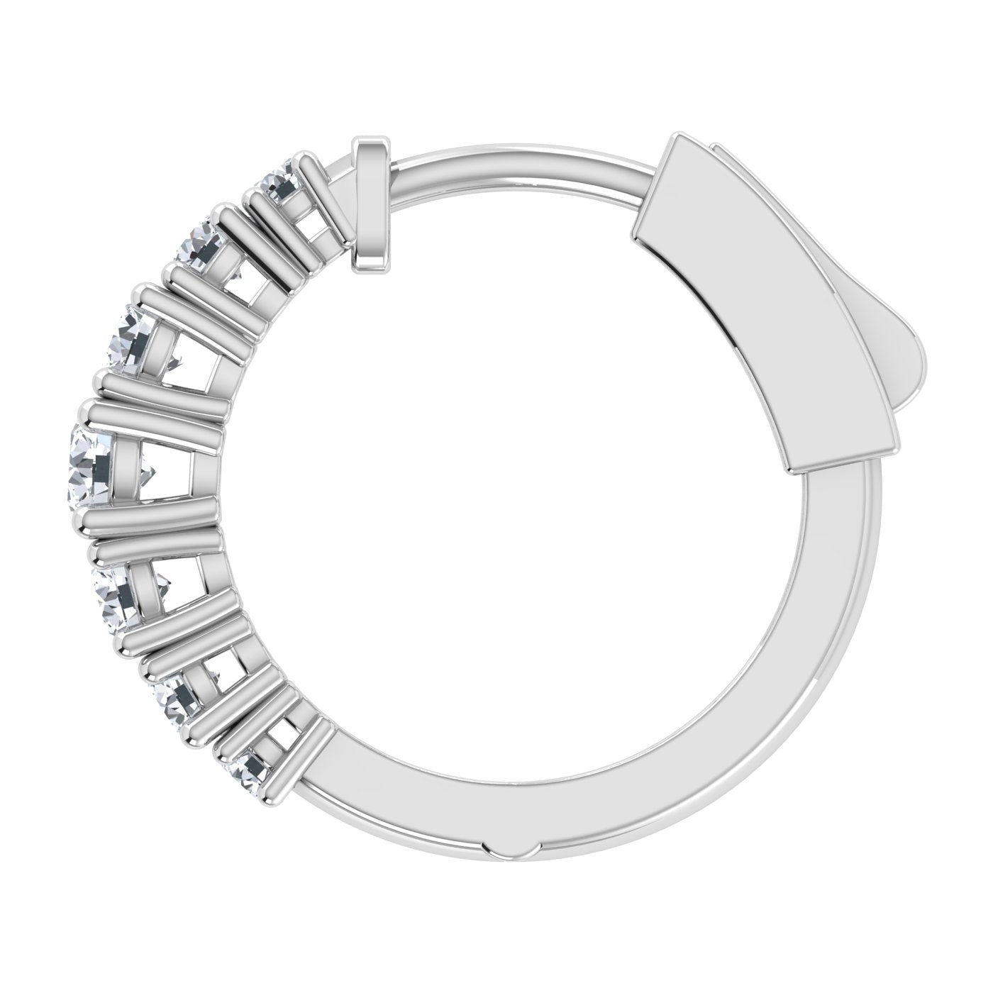 1.00ct Lab Grown Diamond Hoop Earring