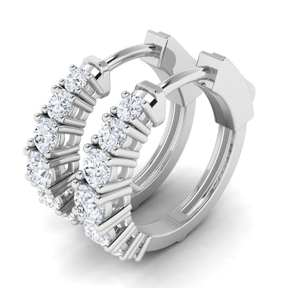 1.00ct Lab Grown Diamond Hoop Earring