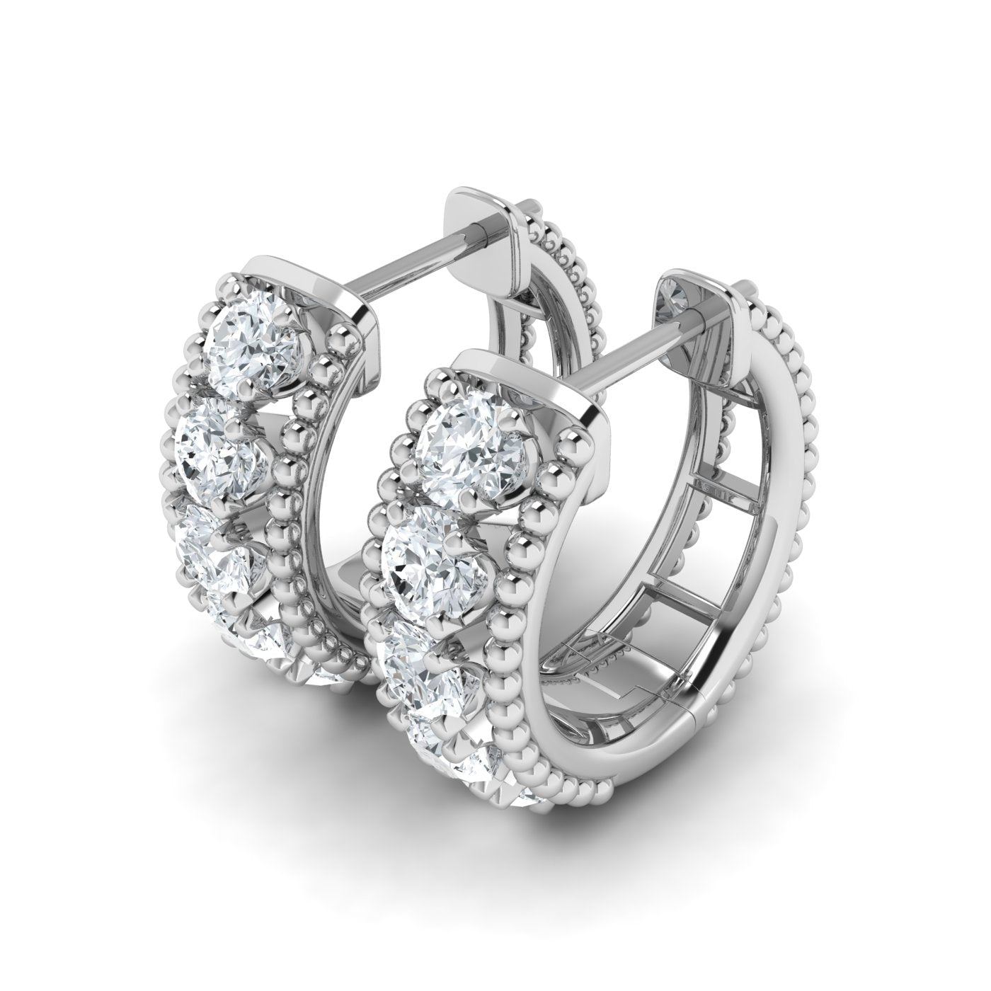 Lab Grown Diamond Classic Hoop Earrings (0.33ct-0.50ct)