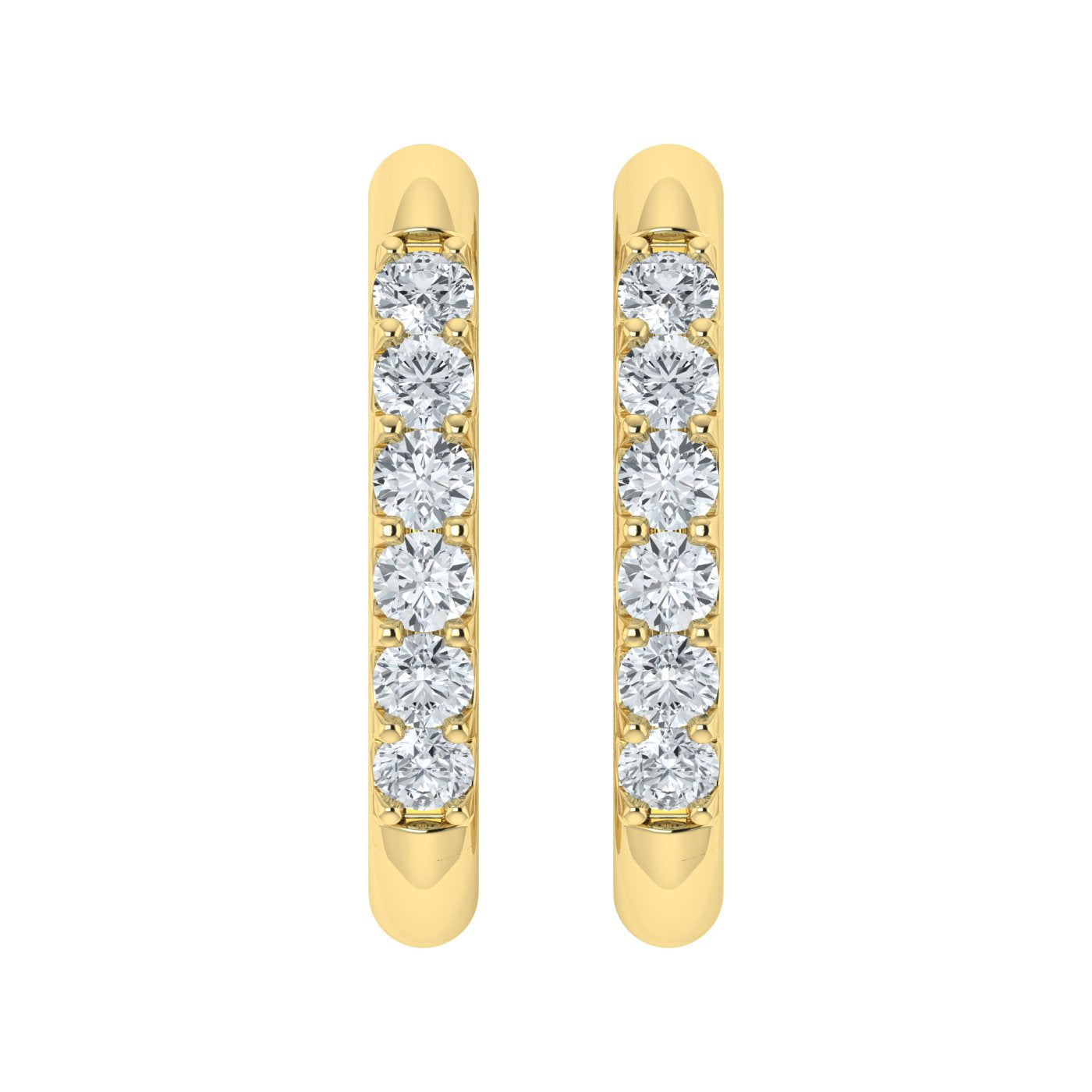 0.50ct Lab Grown Diamond Majesty Hoop Earrings