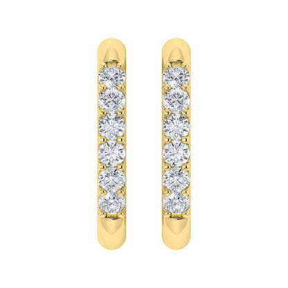 0.50ct Lab Grown Diamond Majesty Hoop Earrings