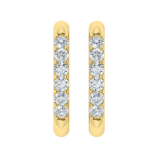 0.50ct Lab Grown Diamond Majesty Hoop Earrings