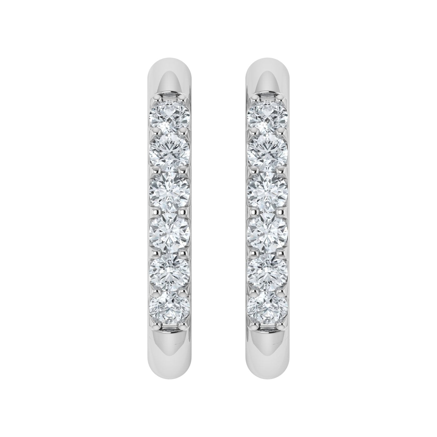 0.50ct Lab Grown Diamond Majesty Hoop Earrings