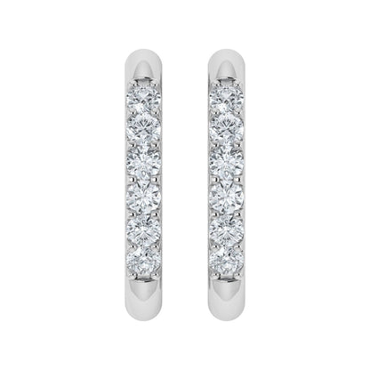 0.50ct Lab Grown Diamond Majesty Hoop Earrings