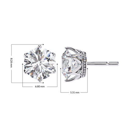 Pendientes Royal Radiance con diamantes cultivados en laboratorio de 2,55 ct