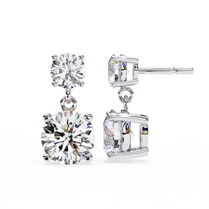 4ct Lab Grown Diamond Twinkling Treasures Drop Earrings