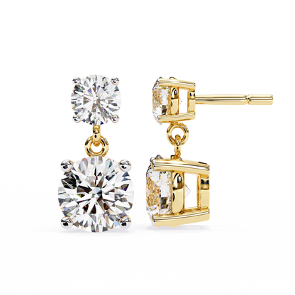 4ct Lab Grown Diamond Twinkling Treasures Drop Earrings