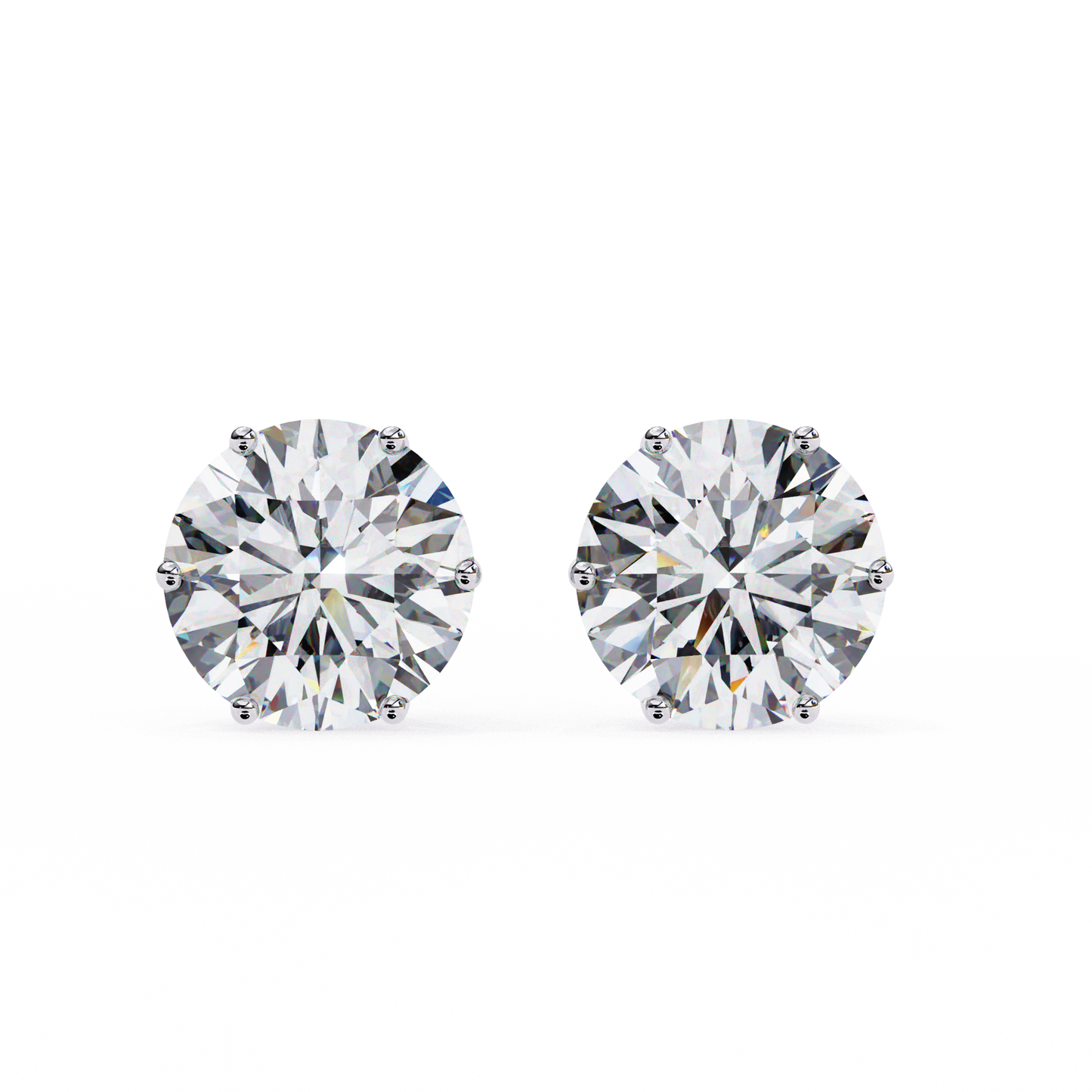 2.50ct Lab Grown Diamond Glow Stud Earrings