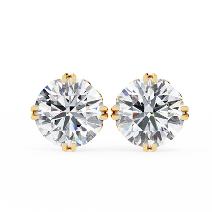 2.50ct Lab-Grown Diamond Classical Solitaire Earrings