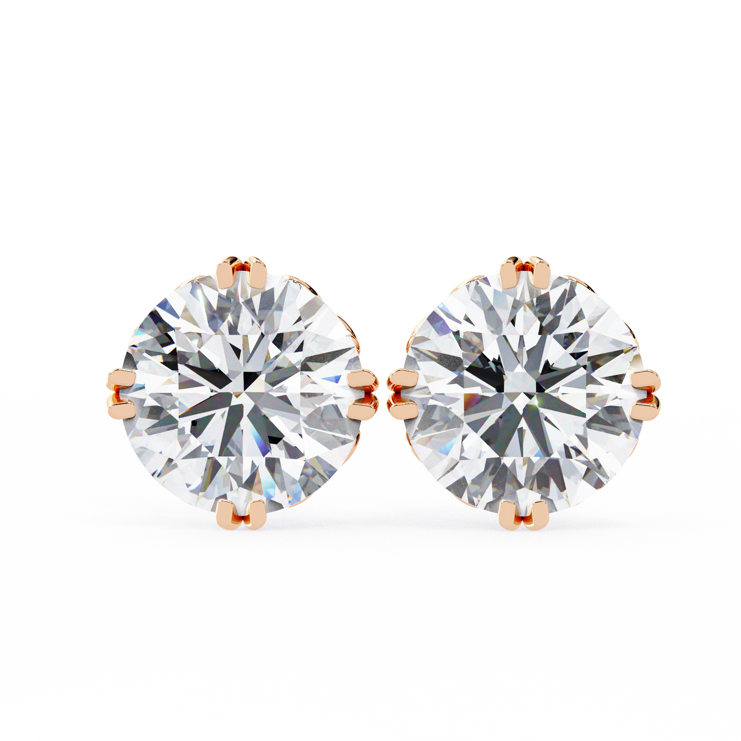 2.50ct Lab-Grown Diamond Classical Solitaire Earrings