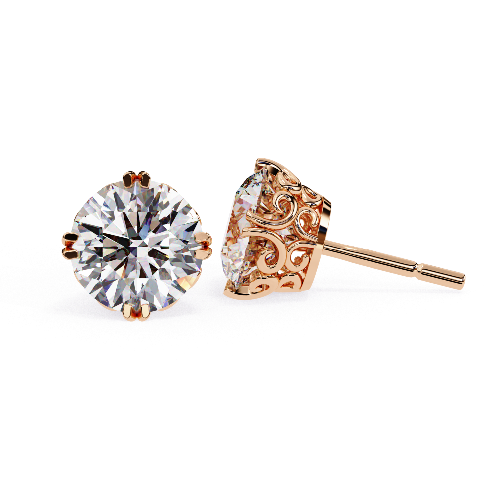 2.50ct Lab-Grown Diamond Classical Solitaire Earrings