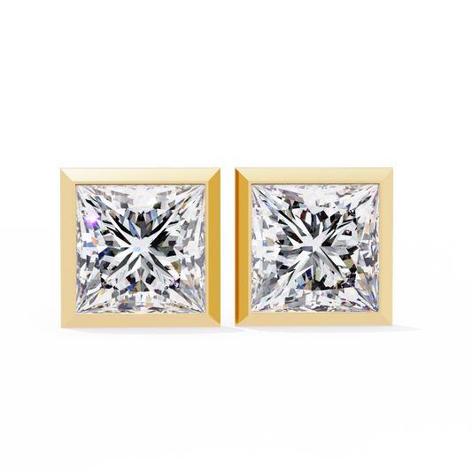 2 carat diamond stud earrings