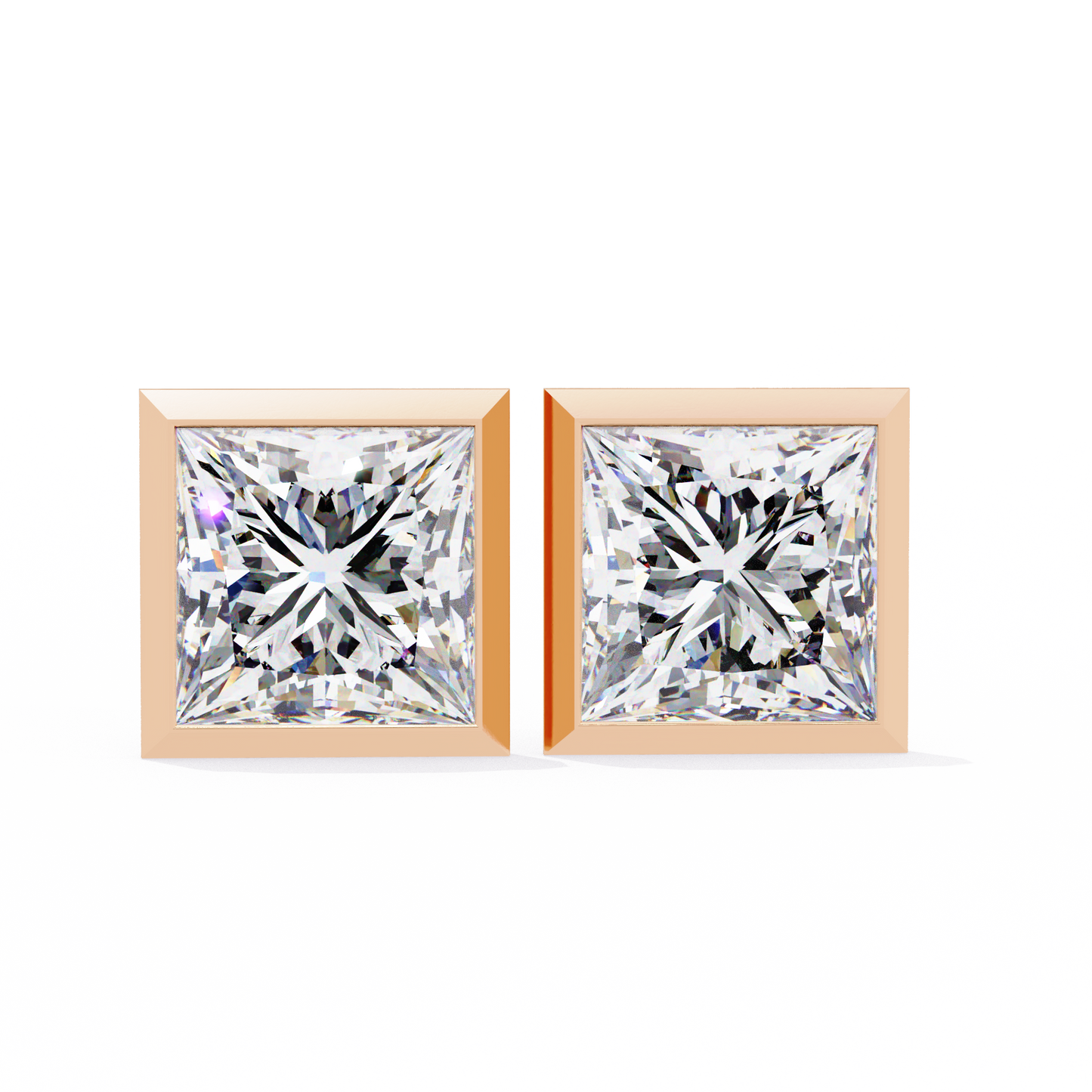 2 carat diamond stud earrings