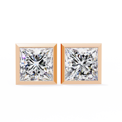 2 carat diamond stud earrings