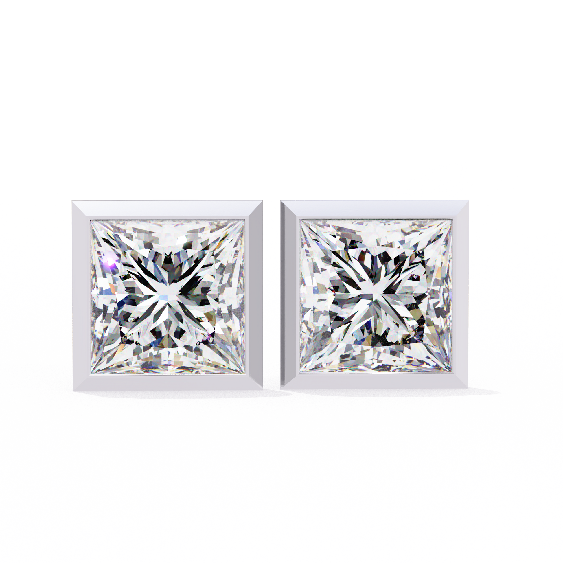 2 carat diamond stud earrings