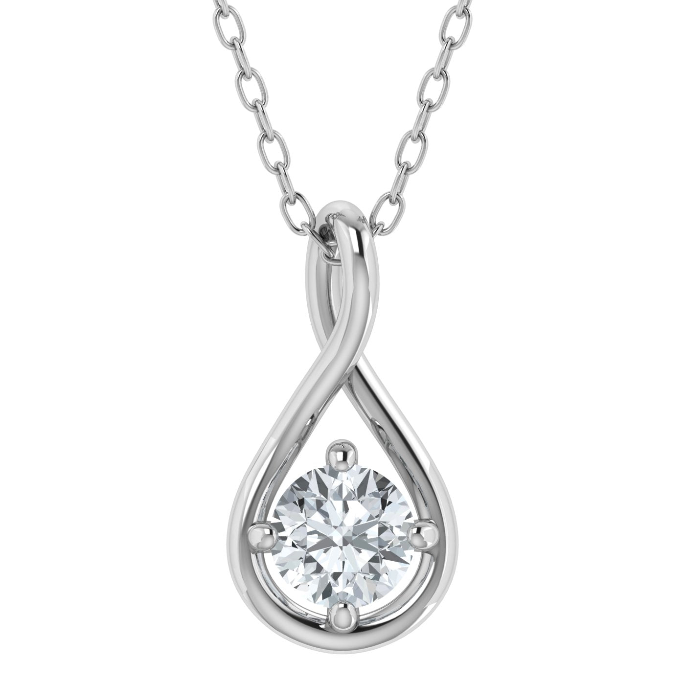 1.00ct Lab Grown Diamond Infinite Pendant