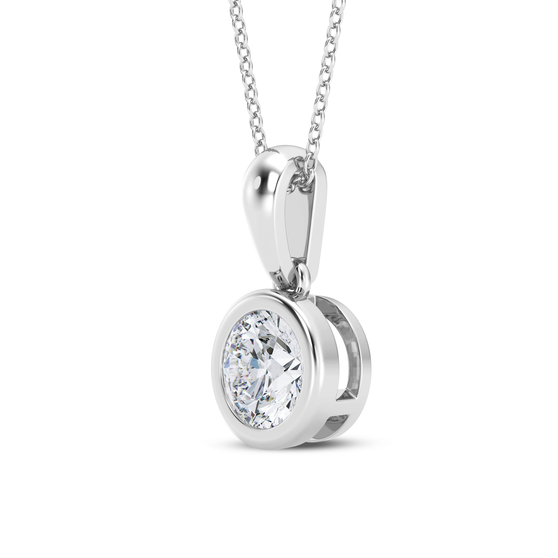 Lab Grown Diamond Solitaire Pendant