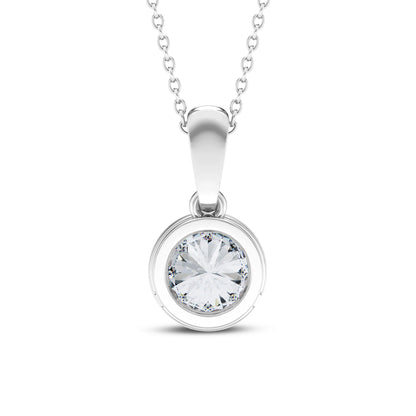 Lab Grown Diamond Solitaire Pendant