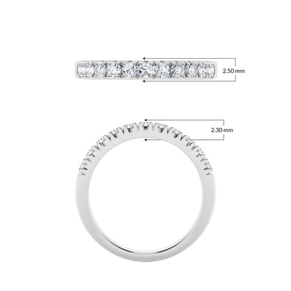 0.50ct  Lab Grown Diamond Classic Band Ring