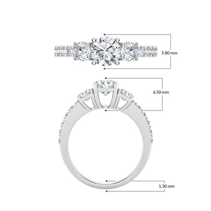 1.50ct Lab Grown Diamond Ring