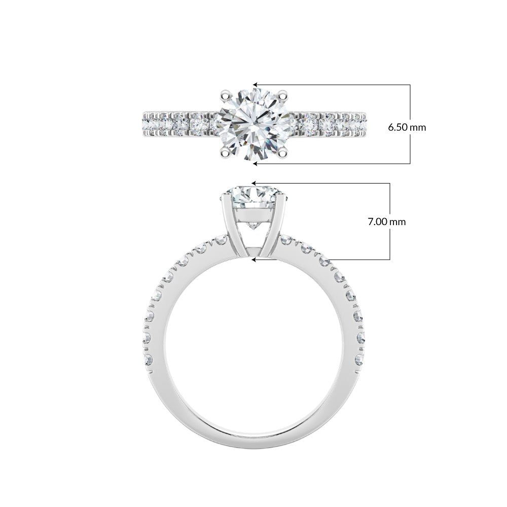 1.35ct Lab Grown Diamond Ring