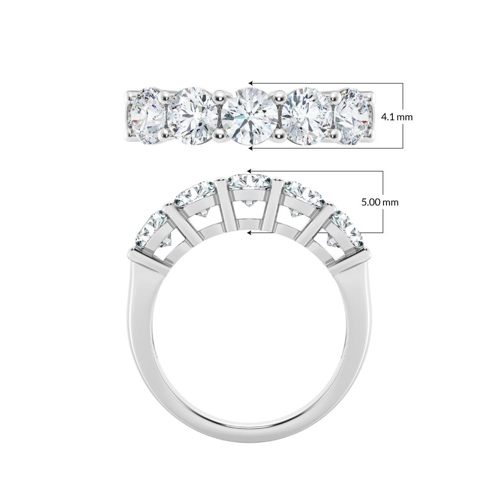 2.00Ct Lab Grown Diamond Band Ring