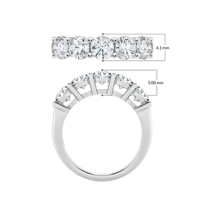 2.00Ct Lab Grown Diamond Band Ring