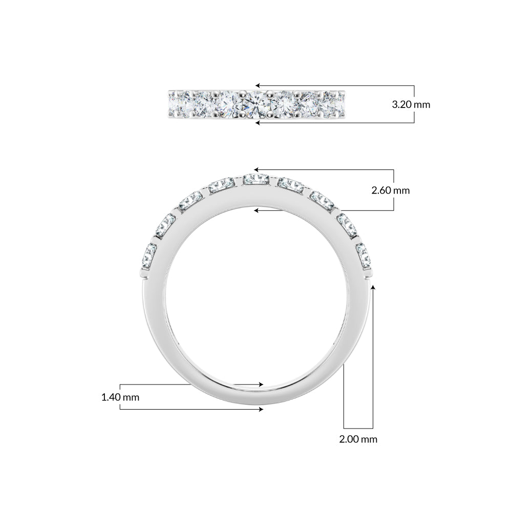 1.00ct  Lab Grown Diamond Band Ring