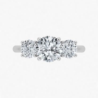 2.00ct Lab Grown Diamond Trilogy Ring