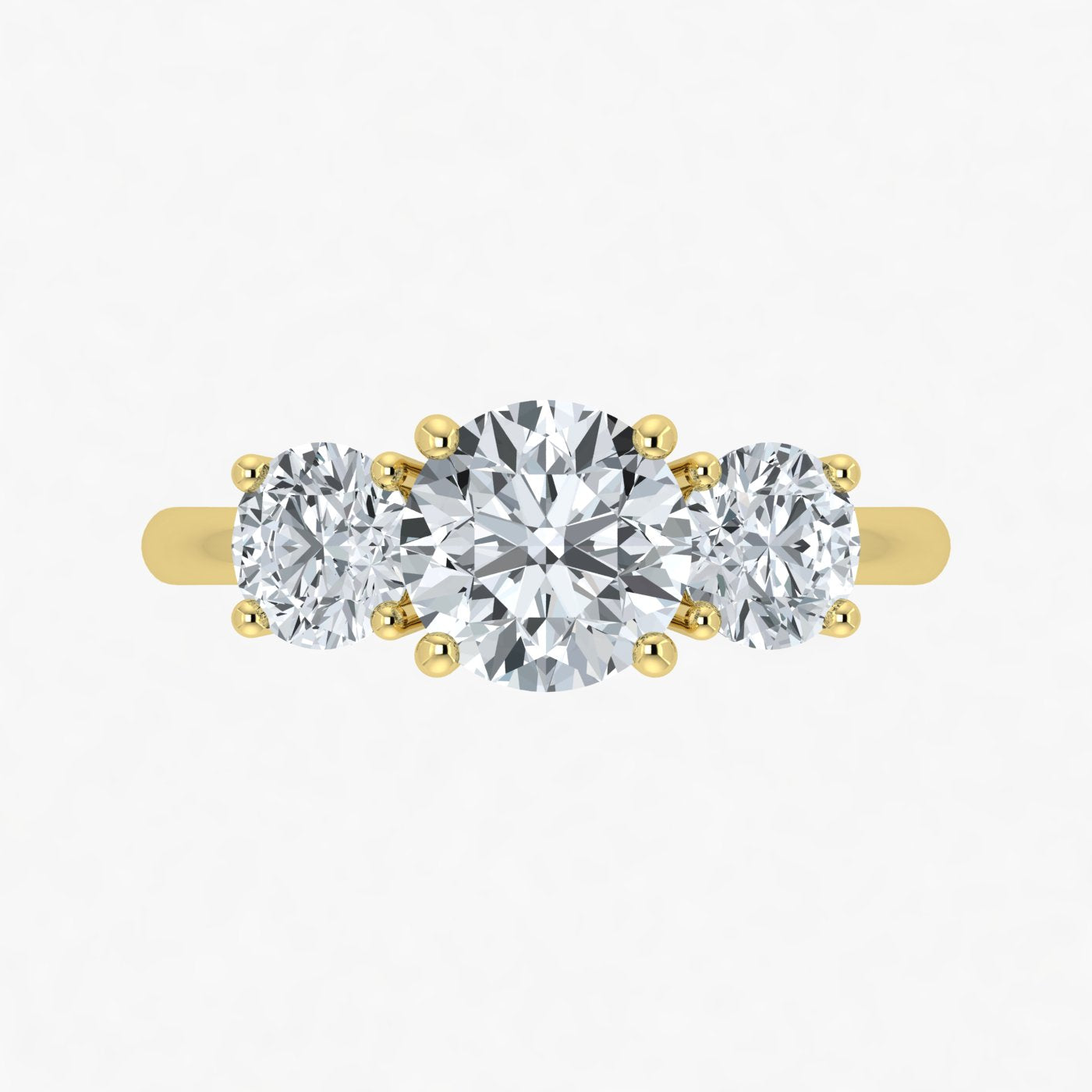 2.00ct Lab Grown Diamond Trilogy Ring