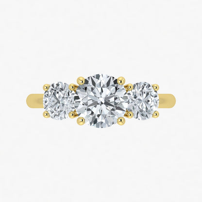 2.00ct Lab Grown Diamond Trilogy Ring