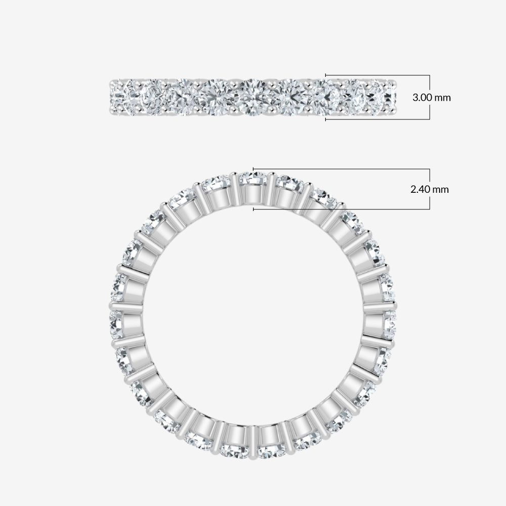 Lab Grown Diamond Eternity Band (1ct-2ct)