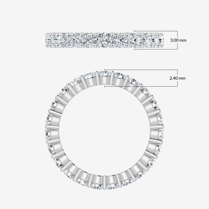 Lab Grown Diamond Eternity Band (1ct-2ct)