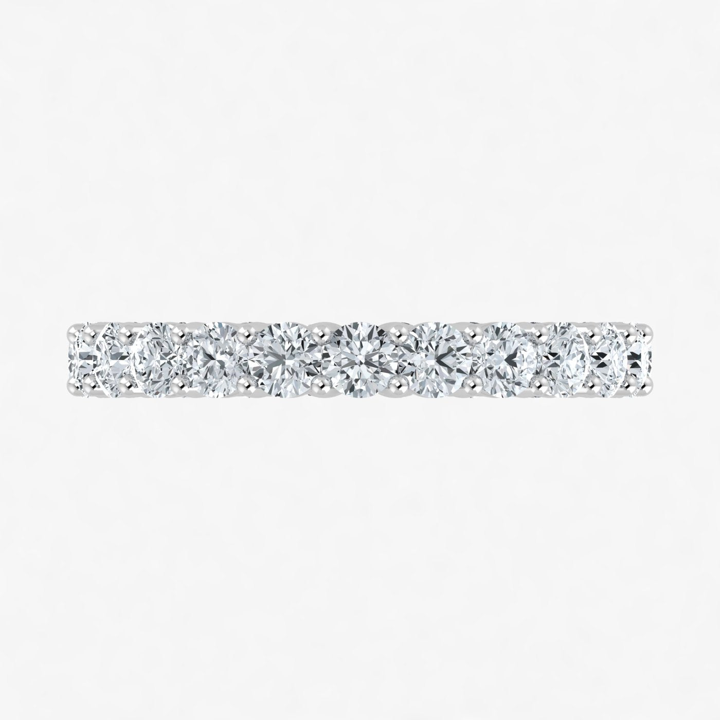 IGI Certified 14k Gold Lab Grown Diamond Eternity Band (1ct-2ct)