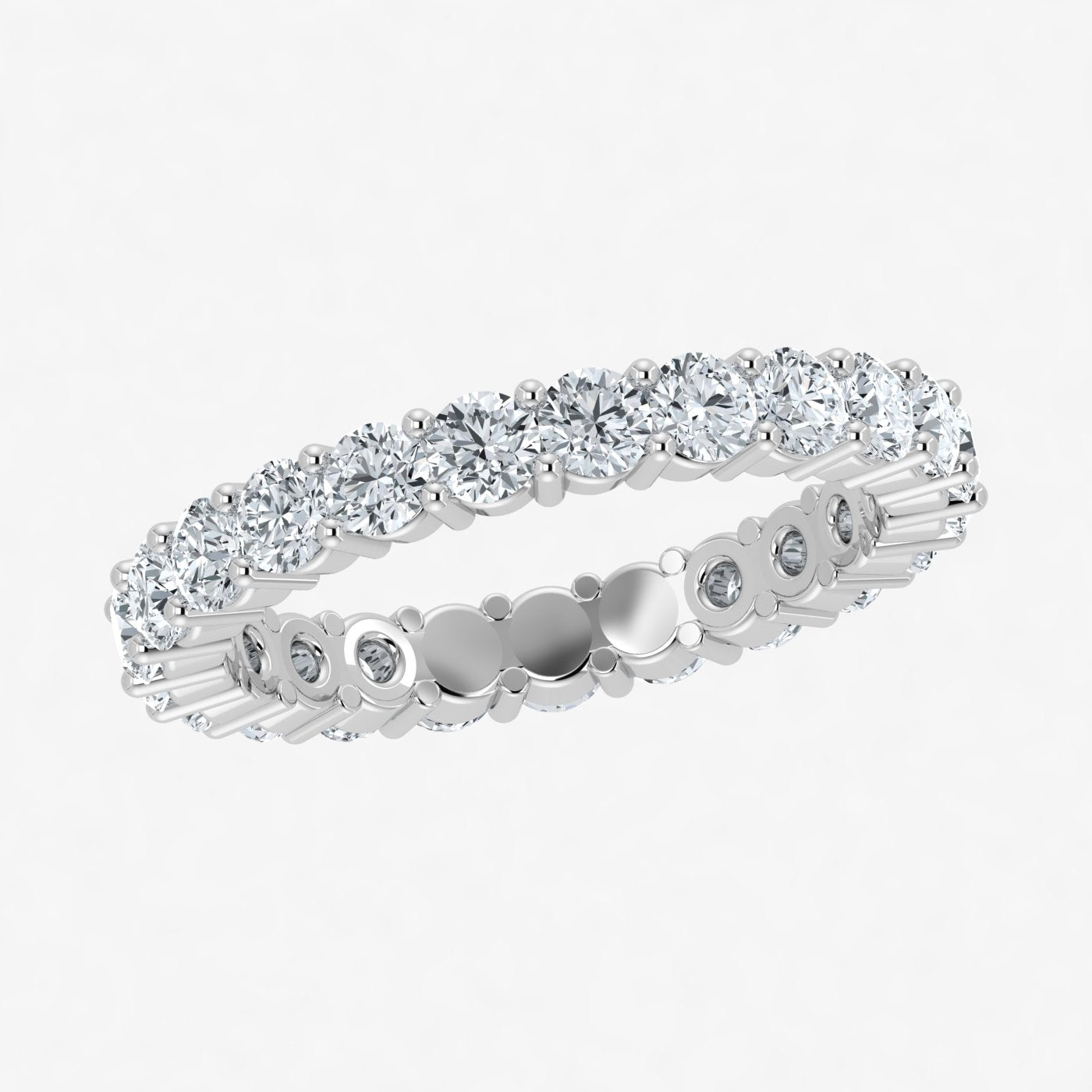 IGI Certified 14k Gold Lab Grown Diamond Eternity Band (1ct-2ct)