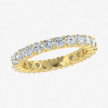 IGI Certified 14k Gold Lab Grown Diamond Eternity Band (1ct-2ct)