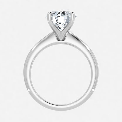 IGI Certified VS-EF Lab Grown Round Diamond Ring (1ct-2ct)