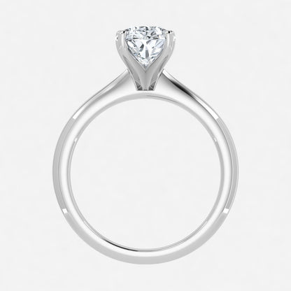 IGI Certified VS-EF Lab Grown Pear Shaped Diamond Ring 1ct