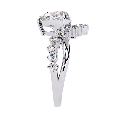 Regal Heart Lab Grown Diamond Ring