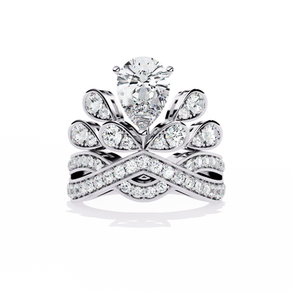 Regal Tiara Lab Grown Diamond Bridal Ring