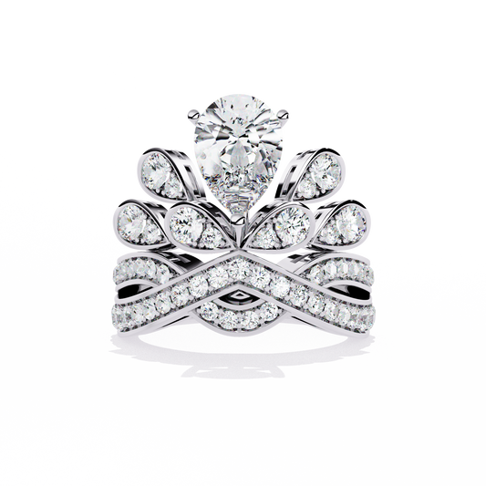 Regal Tiara Lab Grown Diamond Bridal Ring