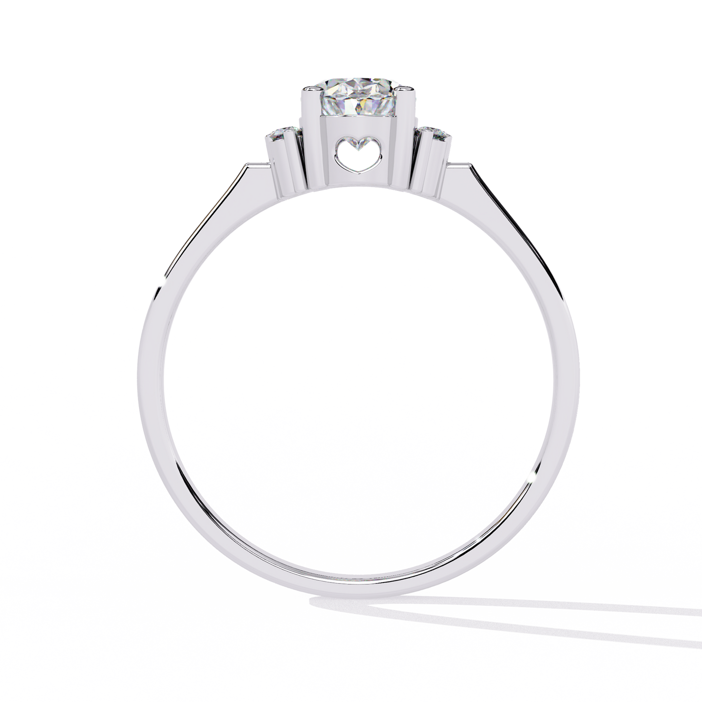 Classic Oval-Cut Lab Grown Diamond Ring