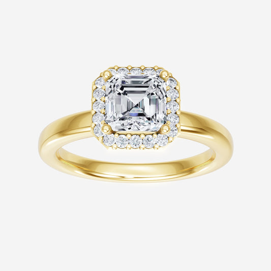 Asscher Elegant Promise Ring