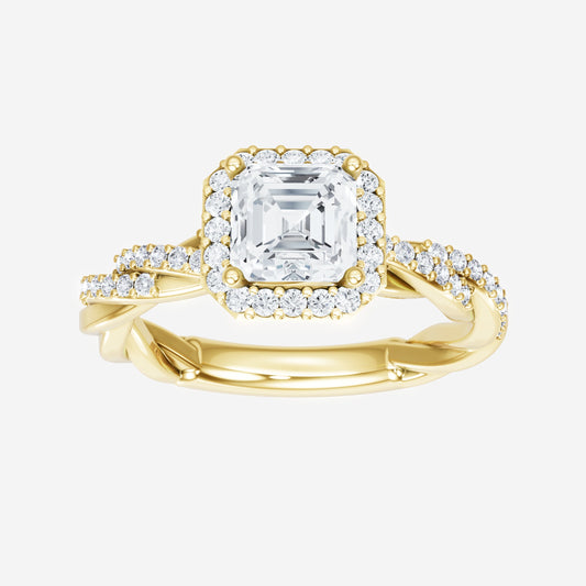 Asscher Brilliant Splendor Ring