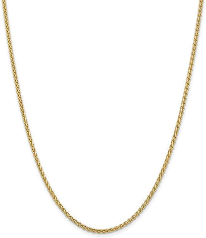 10k Yellow Gold 20" 3MM Spiga Diamond Cut Chain Necklace 6.4gm