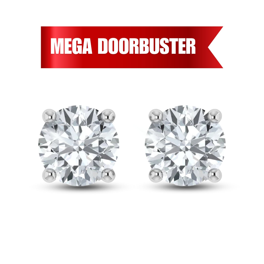 MEGA DOORBUSTER 2.00CT Lab Grown Diamond Earring