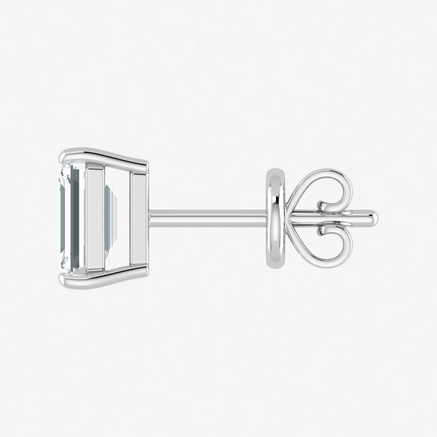 Lab Grown Diamond Emerald Cut Studs (0.50ct-2.00ct)