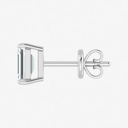 Lab Grown Diamond Emerald Cut Studs (0.50ct-2.00ct)